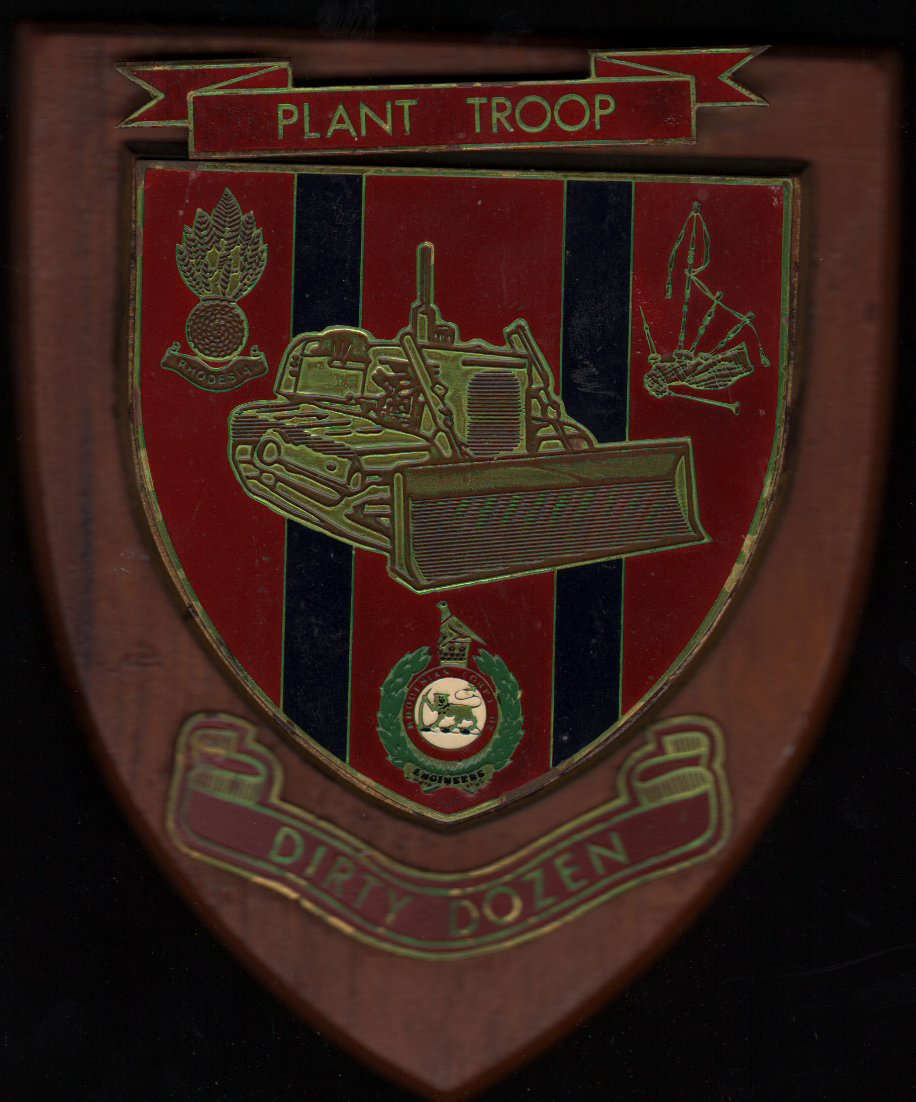 Rhodesian Corps of Engineer - Plant Troop - Dirty Dozen